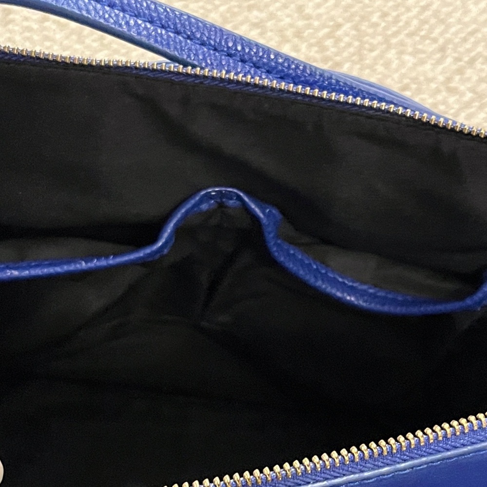 Isaac Mizrahi Royal Cobalt Blue Shoulder Bag - Picture 11 of 16